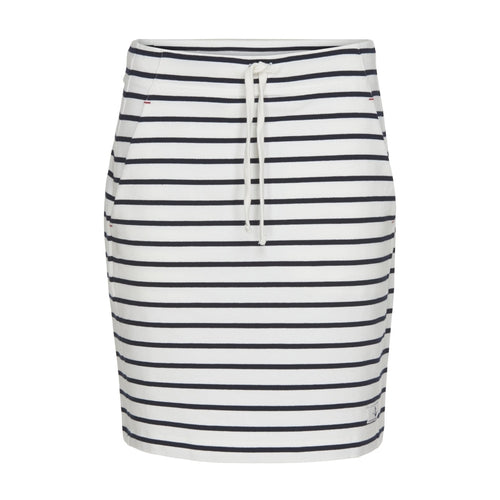 Anjelica Striped Skirt - Pearl/SR Navy