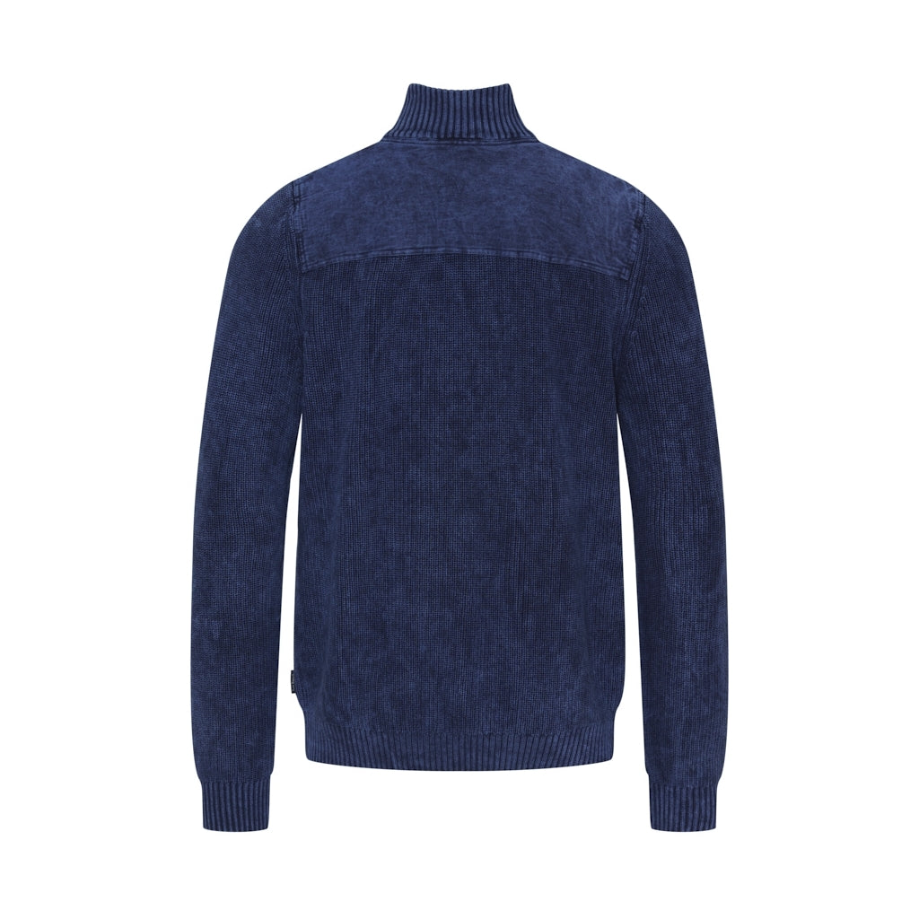 Archibald Half Zip - Blue