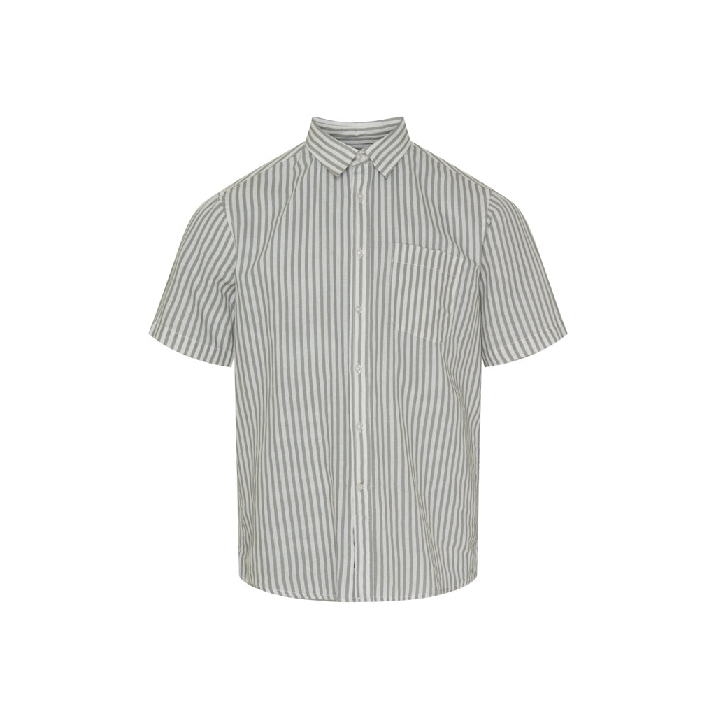 Brest Shirt - Pearl / Seagrass