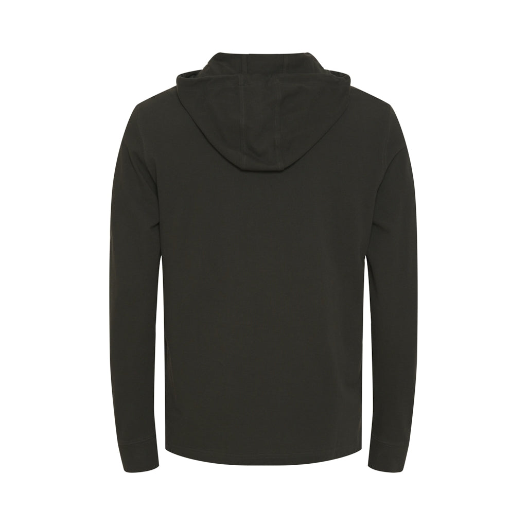Christoffer Pique Hood - Dark Olive Green