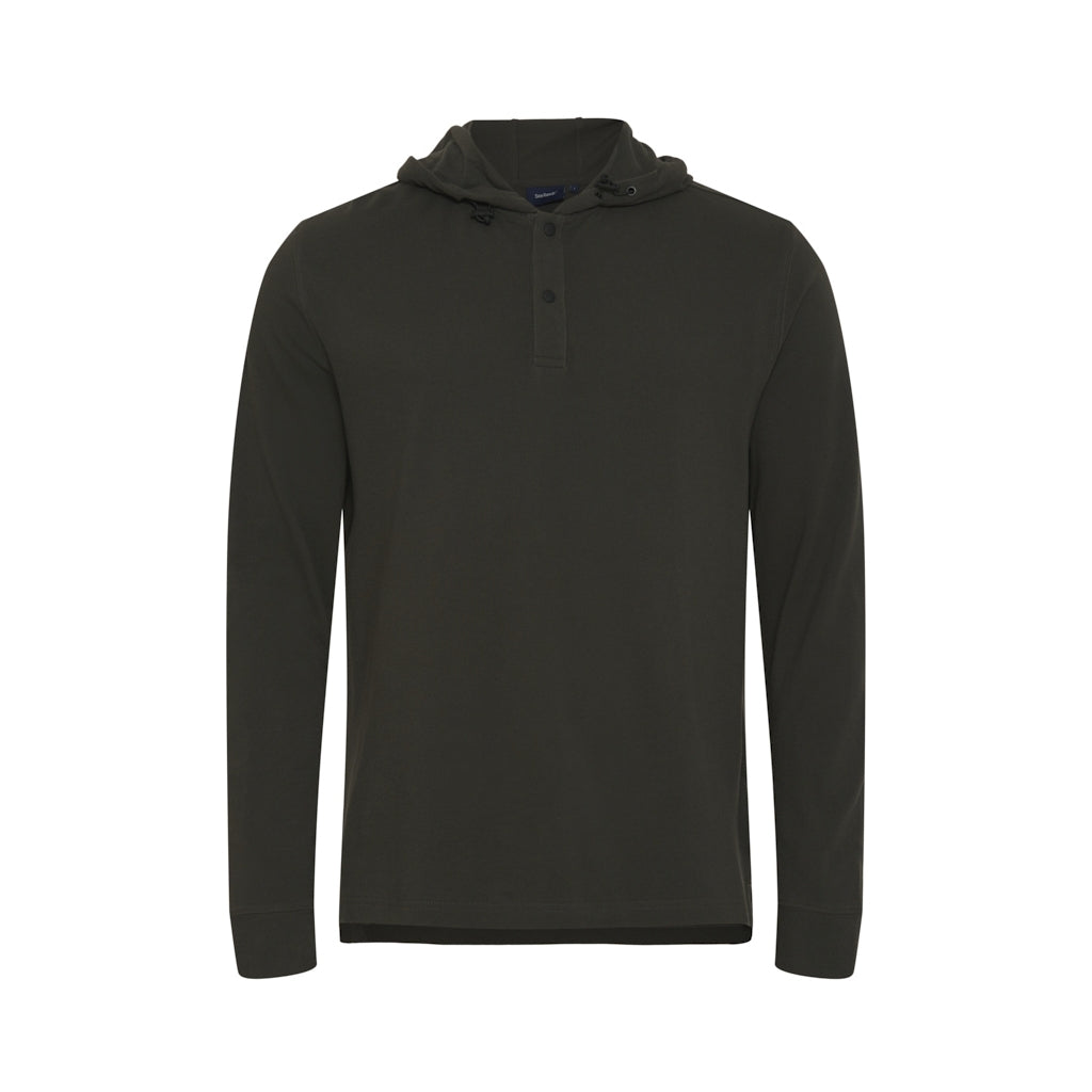 Christoffer Pique Hood - Dark Olive Green