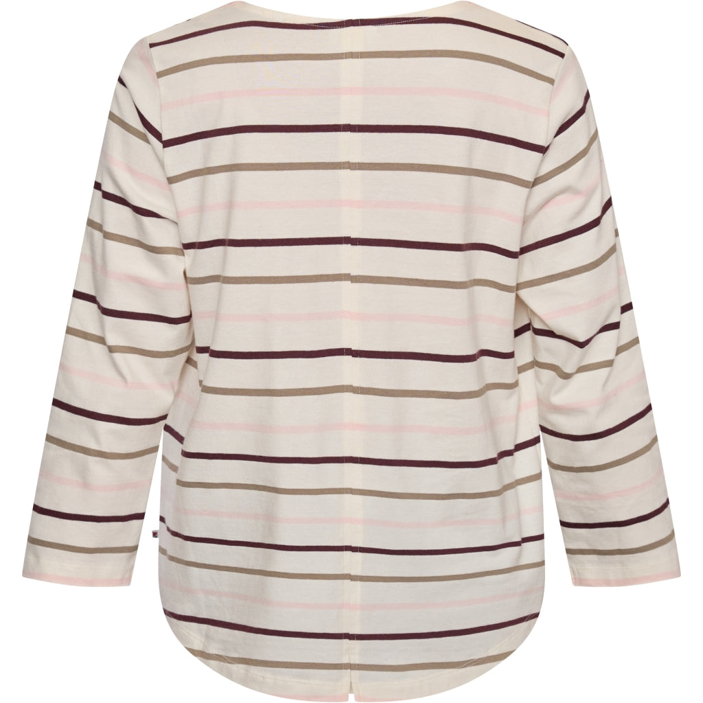 Croco T-shirt - Rose Stripe