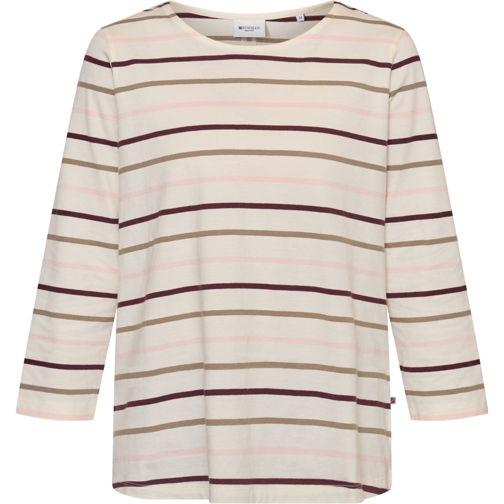 Croco T-shirt - Rose Stripe