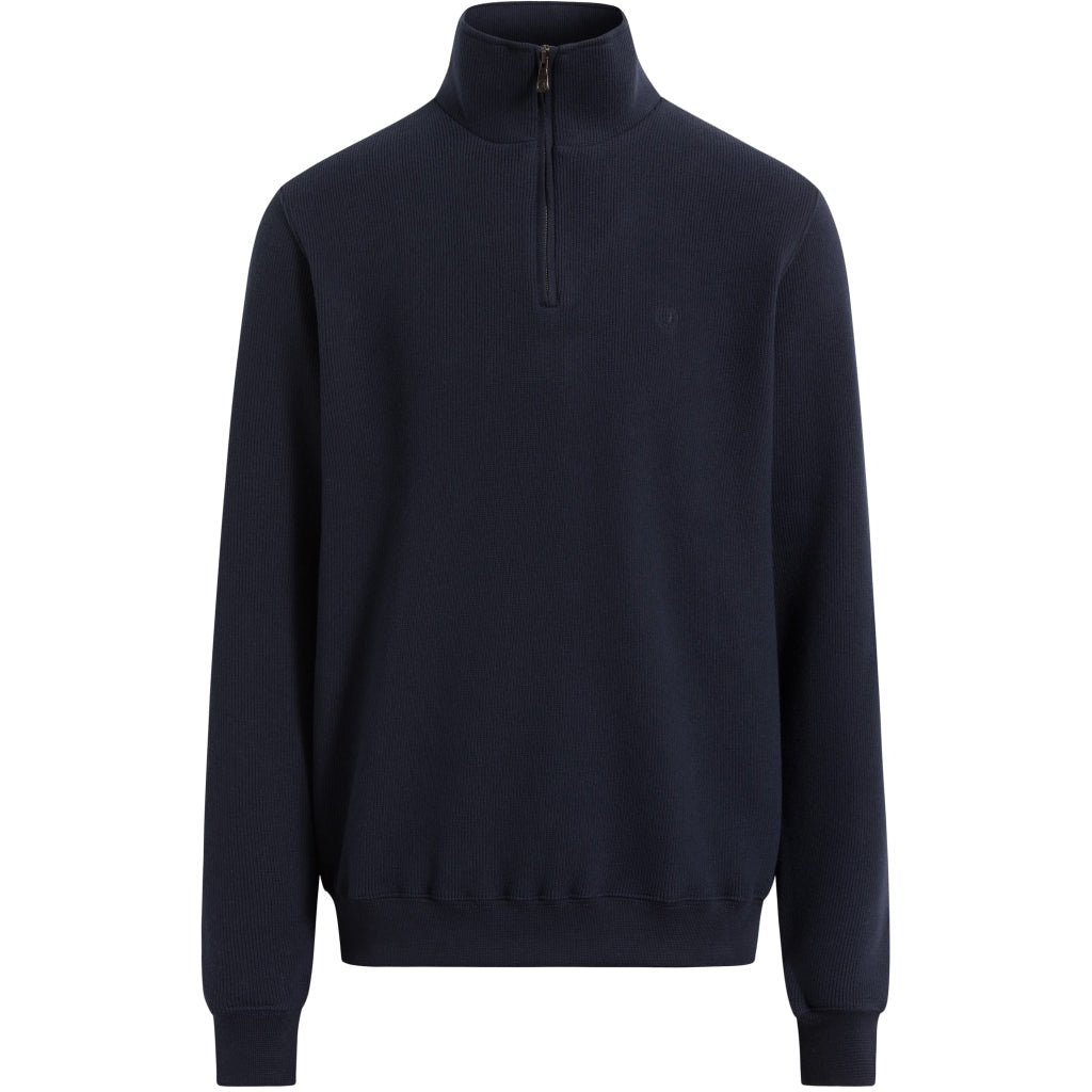 Cromwell 3XL-4XL Half Zip Sweater - Navy