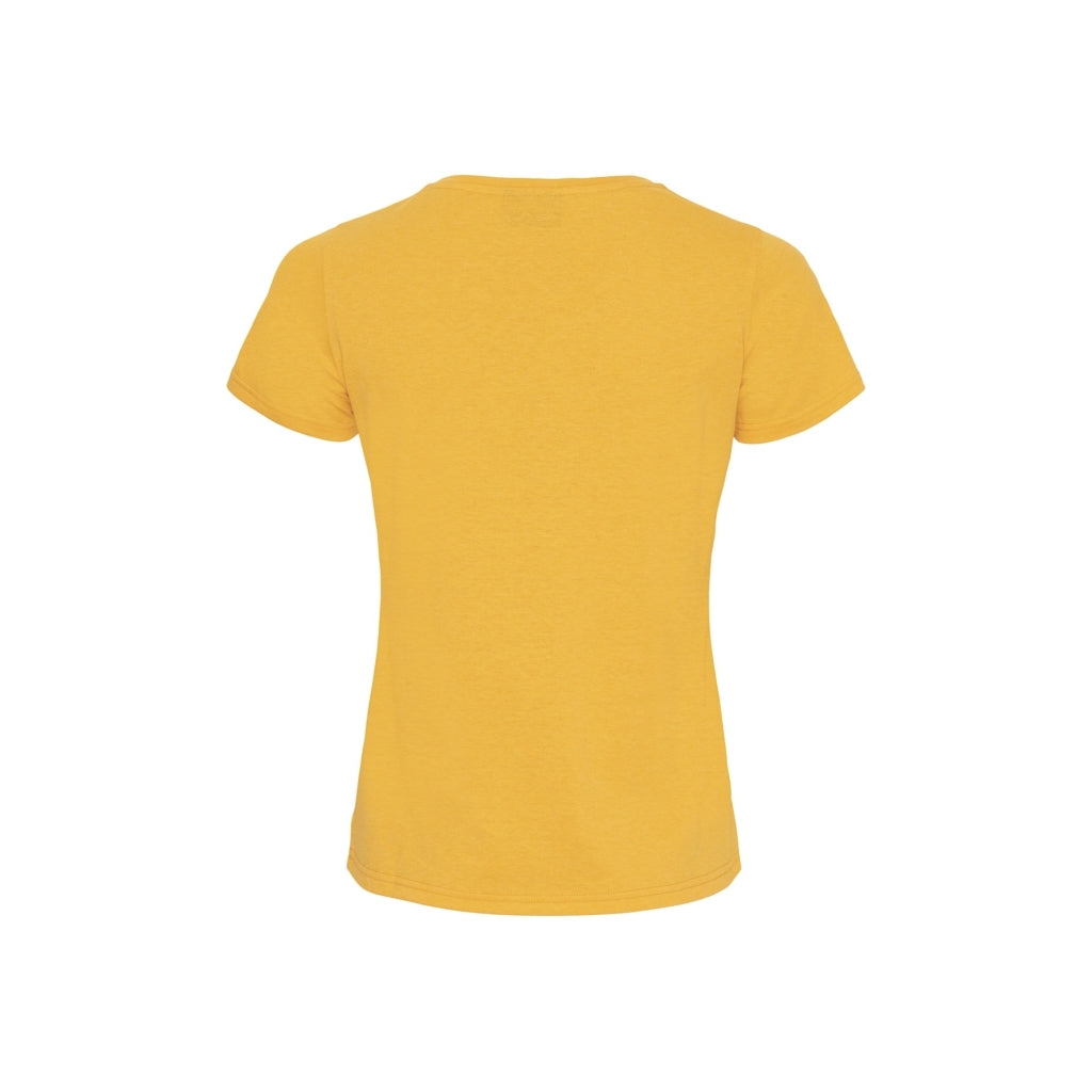 Dorthea Organic Cotton V-Neck tee - Light orange