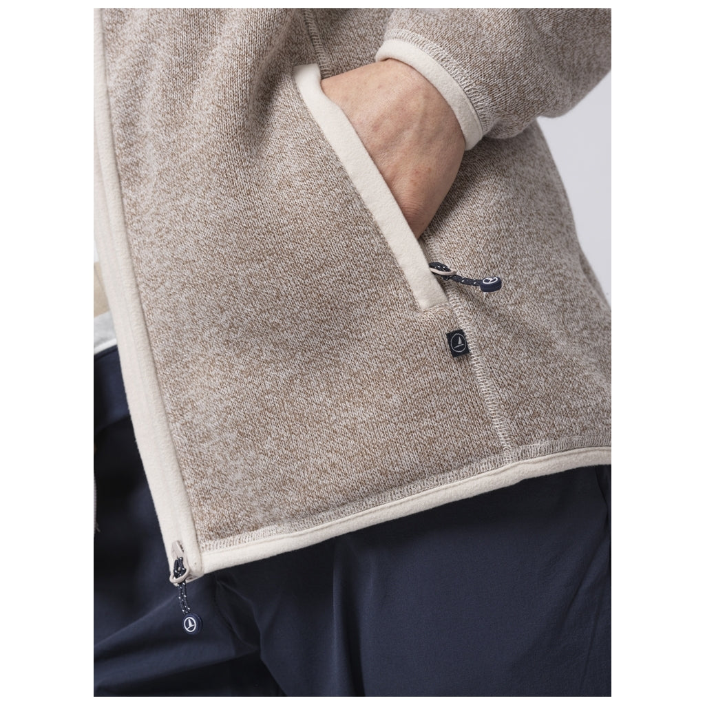 Eleana Fleece - Brown Melange