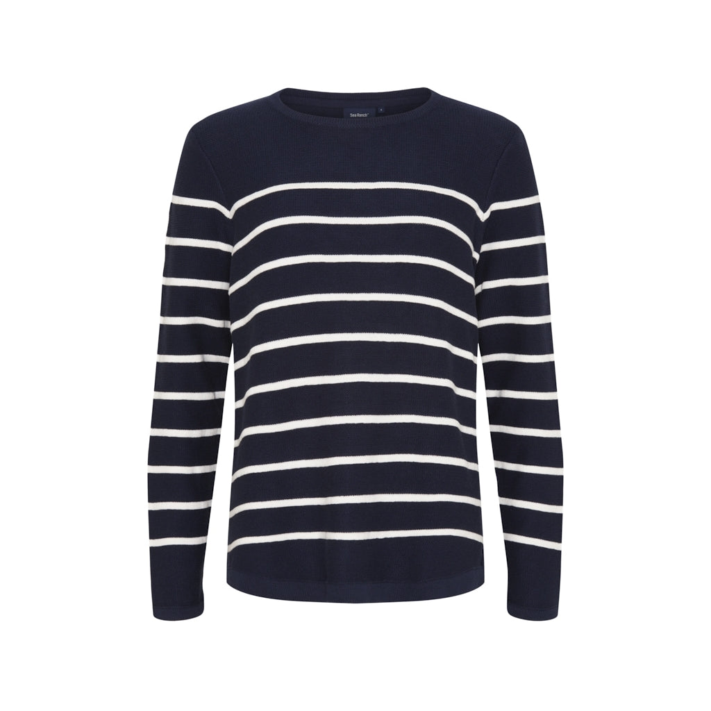 Francoise Knit - SR Navy/Pearl