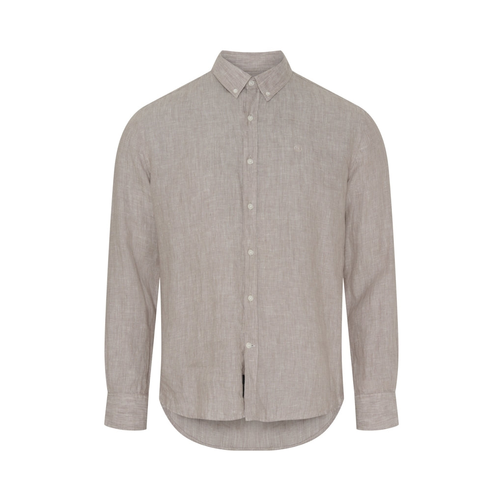 Hyeres Long Sleeve Shirt - Doeskin