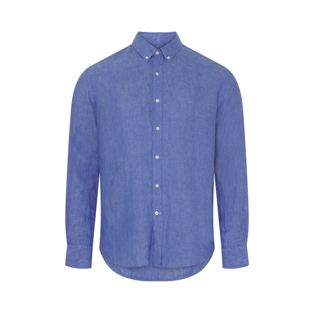 Hyeres Long Sleeve Shirt - Monaco Blue