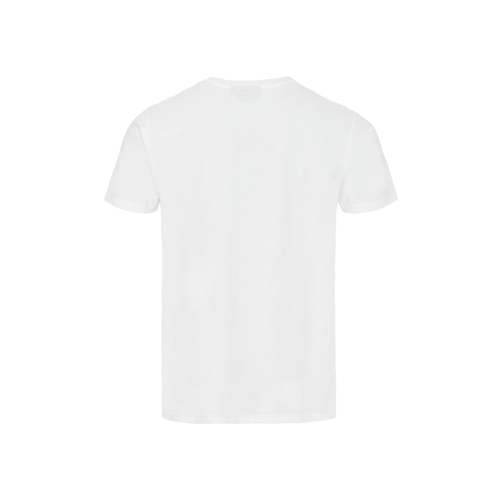 Juan V-Neck Organic Cotton Tee - Pearl