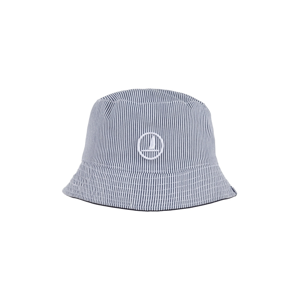 Kronborg Bucket hat - Pearl/SR Navy