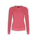 Leonora Long Sleeve Knit Sweater - Carmine Rose