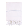 Long Beach Towel - White/Oxford Tan