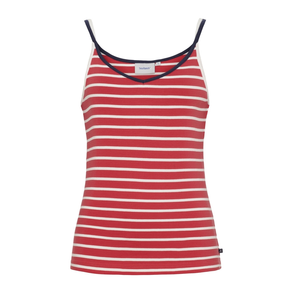 Lorna Tank Top - Watermelon / Pearl