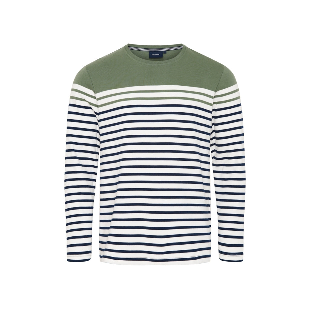 Louie T-shirt - Duck Green / Pearl