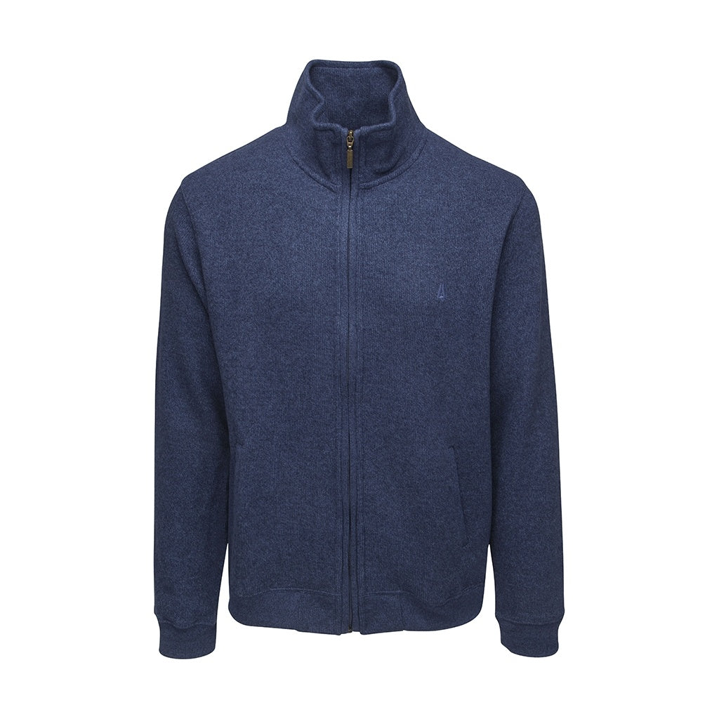 Monty Zip Sweater - Indigo