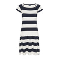 Petra Dress - Dark Navy/Pearl