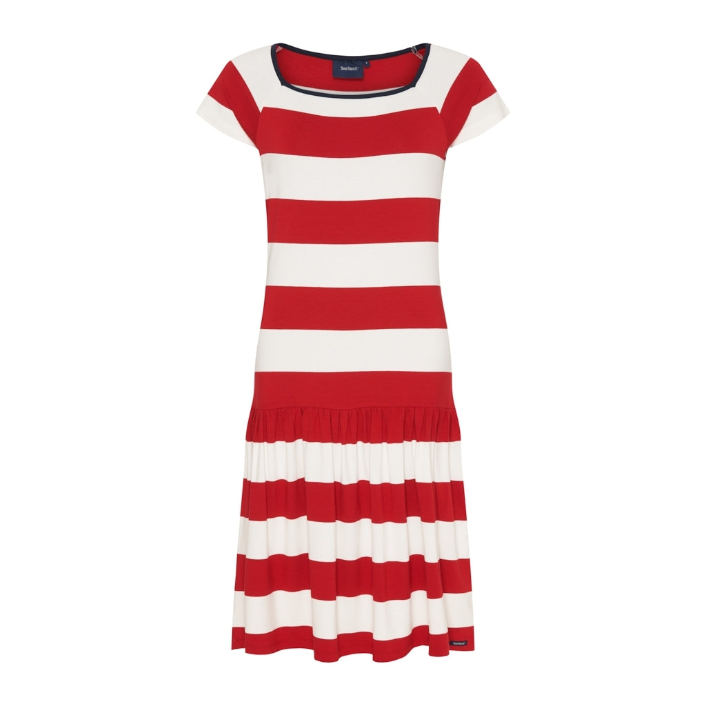 Petra Dress - SR Red/Pearl