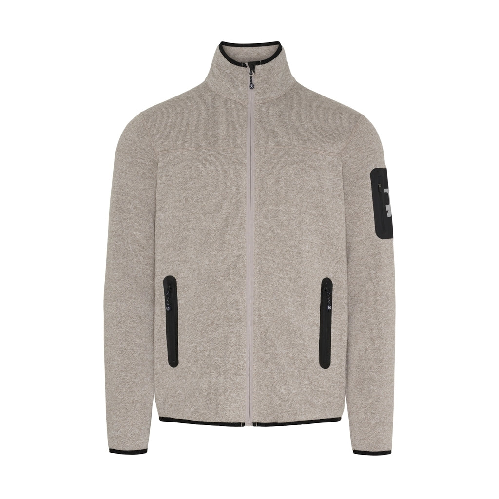 Sidney Fleece Jacket - Brown Melange
