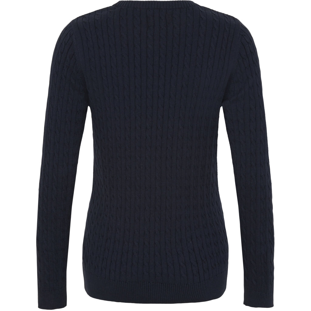 Simone Cable Knit - Navy