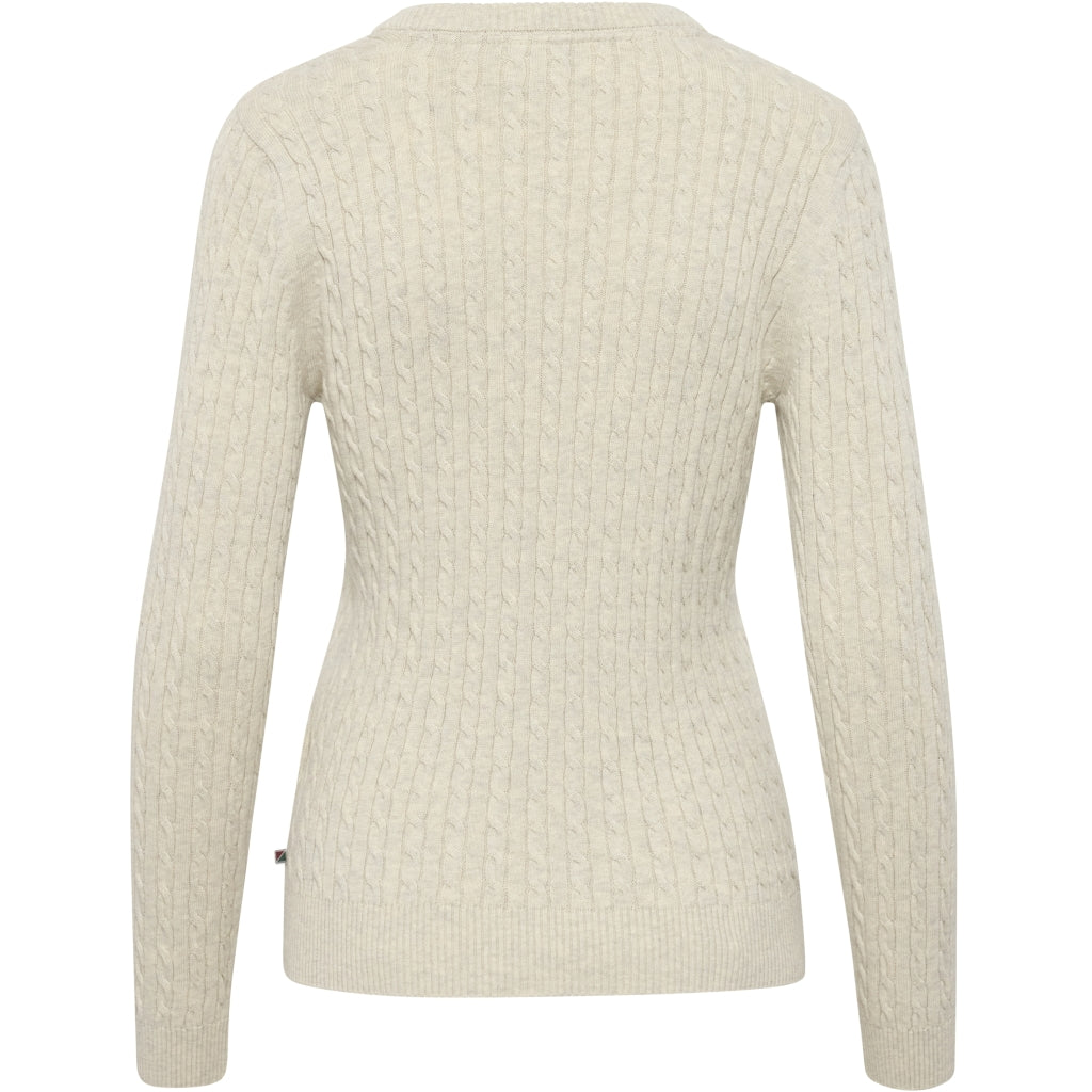 Susan Cable strik - Ecru Melange