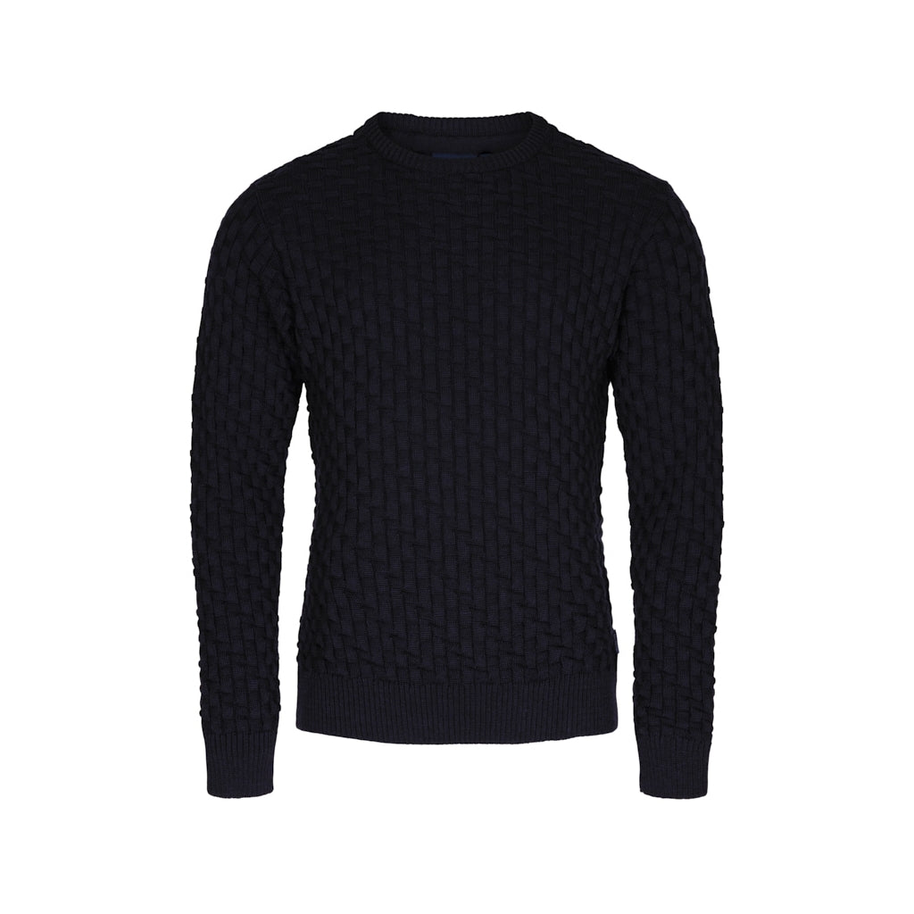 Sverre Crewneck Knit - Dark Navy