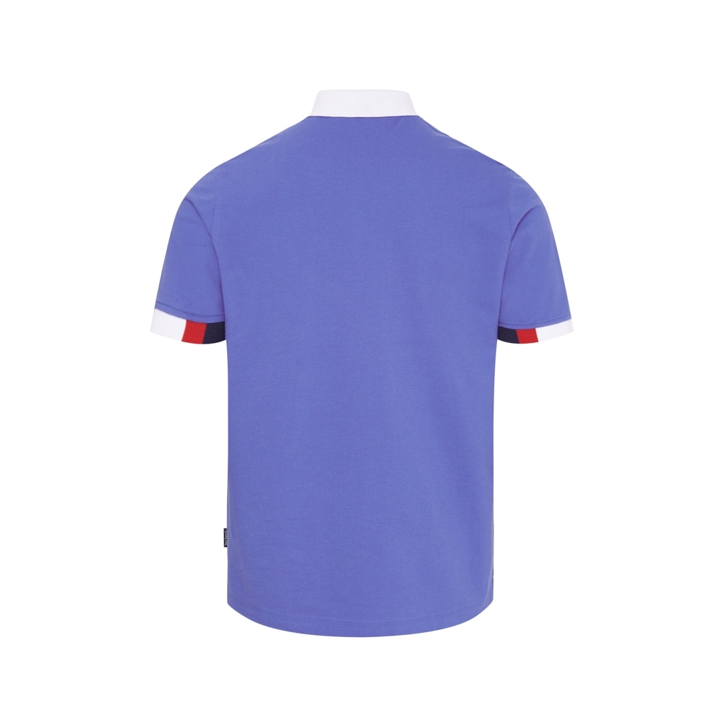Thom Short Sleeve Polo - Blue