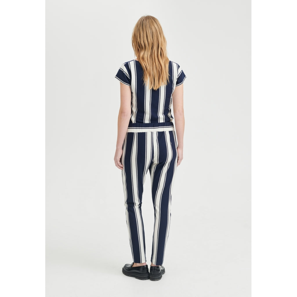 Celene Pants - Navy Stripe
